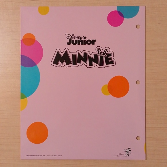 $5 2 Disney Minnie Mouse Goofy Binder File Folders - Picture 3 of 8